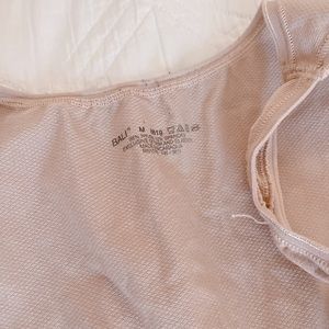 Bali Camisole Black/Tan Tank Stretch